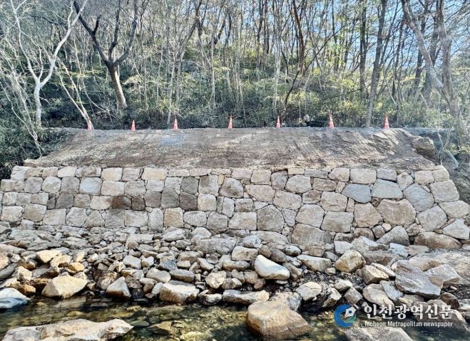 선암사 진입로 복구 완료