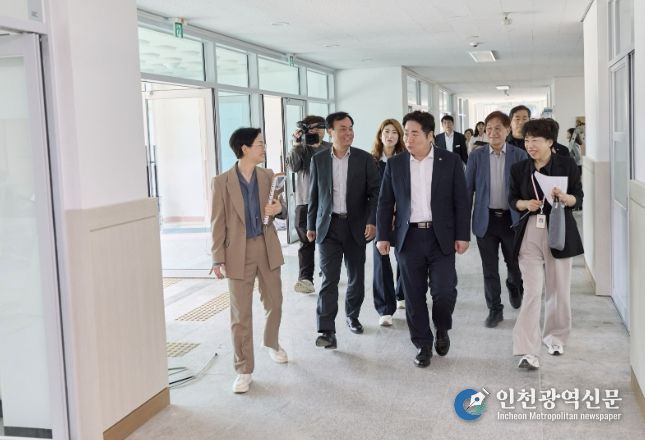 아산 다가치교육센터 조성 현장 방문